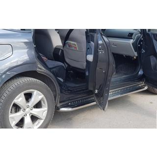 Бокові пороги Premium (2 шт., нерж.) фото 4