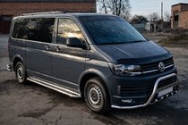 Volkswagen T6 2015-2024 рр. Кенгурятник WT004-ST (нерж) фото 3