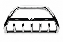Volkswagen T6 2015-2024 рр. Кенгурятник WT004-ST (нерж) фото 6