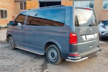 Volkswagen T6 2015-2024 рр. Задні куточки AK003-Double (2 шт., нерж) фото 3