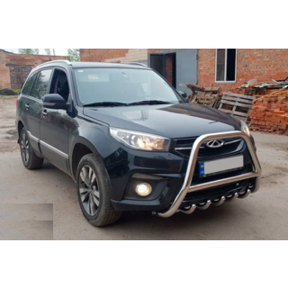 Кенгурятник WT009 (нерж) фото 3