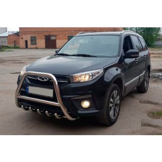 Кенгурятник WT009 (нерж) фото 2