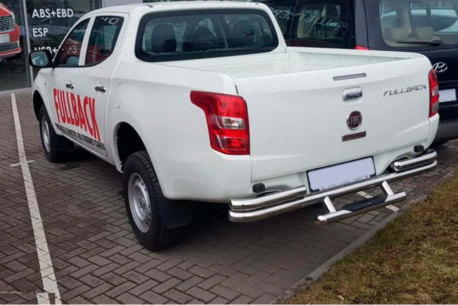 Mitsubishi L200 2015-2024 рр. Задній захист AK-Special (нерж) Фото 5