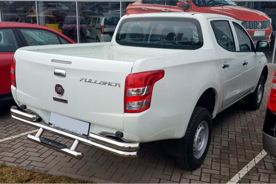 Mitsubishi L200 2015-2024 рр. Задній захист AK-Special (нерж) Фото 3