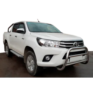 Кенгурятник WT007 (нерж) Toyota Hilux 2015- рр. фото 2
