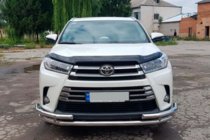 Toyota Highlander 2013-2019 рр. Кенгурятник ST-Special (нерж) фото 3