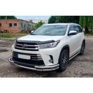 Кенгурятник ST-Special (нерж) Toyota Highlander 2013-2019 рр. фото 2