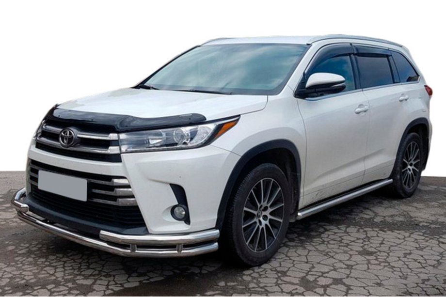 Toyota Highlander 2013-2019 рр. Кенгурятник ST-Special (нерж) Image