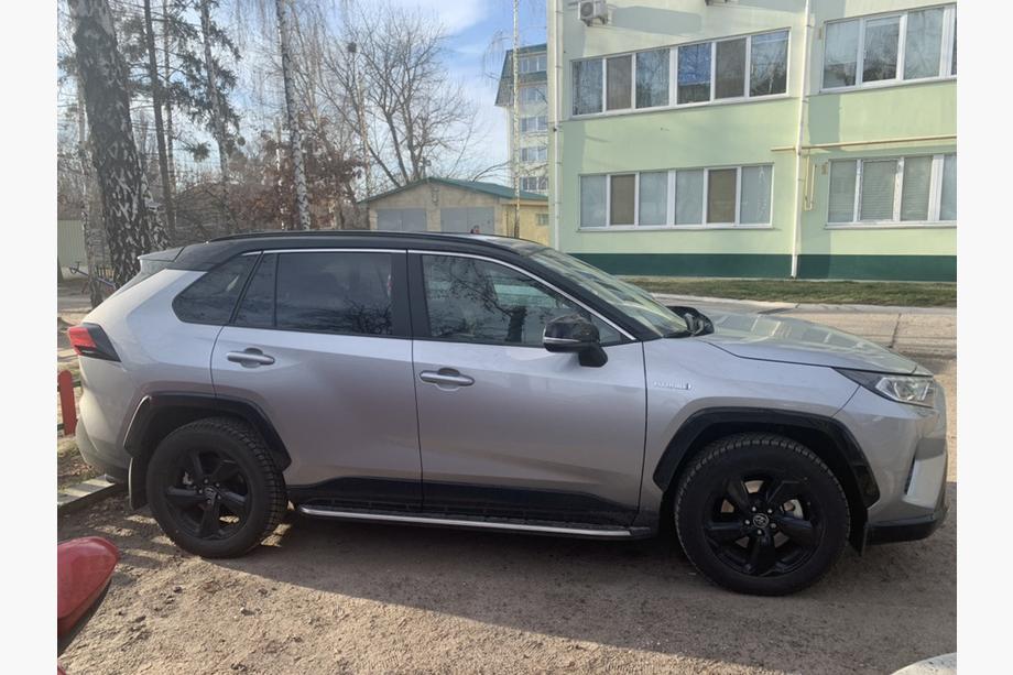 Toyota Rav 4 2019-2025 рр. Бокові пороги OEM V1A (2 шт, алюміній) Фото 5