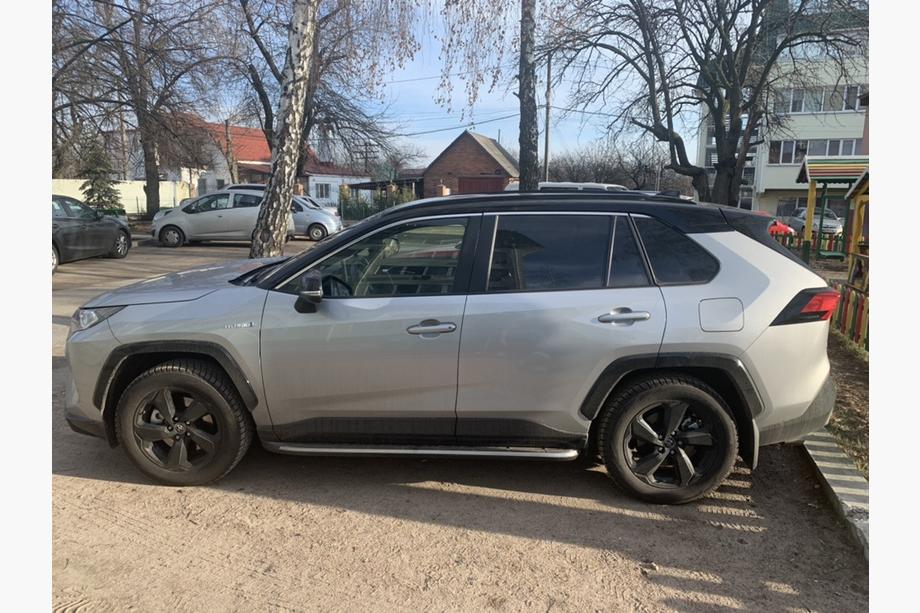 Toyota Rav 4 2019-2025 рр. Бокові пороги OEM V1A (2 шт, алюміній) Фото 8