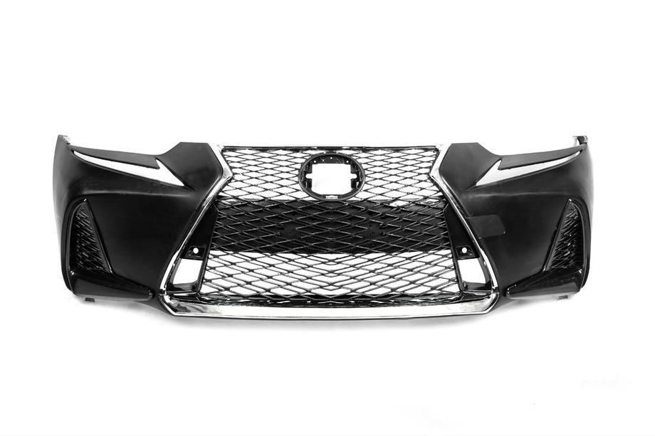 Lexus IS 2013- рр. Рестайлінговий бампер з решіткою TRD F-Sport V1 (2016-2020) Image