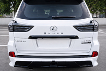 Lexus LX570/450d 2008-2022 рр. Емблема / шильдик KURO Black Edition (3 шт) фото 1