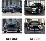 Mercedes S-class W222 2013-2022 рр. Комплект обвісів на Maybach (2018-2022, без оптики) фото 5