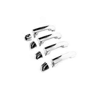 Дверні ручки в зборі 2015↗︎ (Хром, 4 шт) Toyota Land Cruiser Prado 150 2009-2023 рр. фото 3