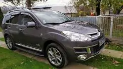 Citroen C-Crosser 2007-2013 рр. Бокові пороги Bosphorus Grey (2 шт., алюміній) фото 6