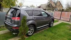 Citroen C-Crosser 2007-2013 рр. Бокові пороги Bosphorus Grey (2 шт., алюміній) фото 7