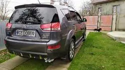 Citroen C-Crosser 2007-2013 рр. Бокові пороги Bosphorus Grey (2 шт., алюміній) фото 8