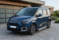 Citroen Berlingo/Multispace 2018- рр. Бокові пороги Maya V2 (2 шт., алюміній) фото 1