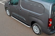 Citroen Berlingo/Multispace 2018- рр. Бокові пороги Fullmond (2 шт., алюміній) фото 7