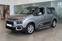 Citroen Berlingo/Multispace 2018- рр. Бокові пороги Sunrise (2 шт., алюміній) фото 1