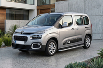 Citroen Berlingo/Multispace 2018- рр. Бокові пороги Maydos V1 (2 шт., алюміній ↗ нерж) фото 1