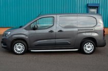 Peugeot Partner/Rifter 2019- рр. Бокові пороги Fullmond (2 шт., алюміній) фото 4