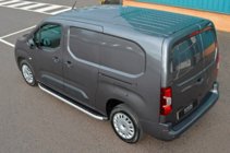 Opel Combo 2019- рр. Бокові пороги Fullmond (2 шт., алюміній) фото 5