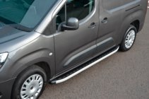 Opel Combo 2019- рр. Бокові пороги Fullmond (2 шт., алюміній) фото 7