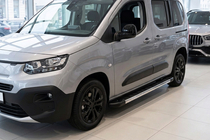 Opel Combo 2019- рр. Бокові пороги RedLine V1 (2 шт., алюміній) фото 1