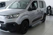 Opel Combo 2019- рр. Бокові пороги Rainbow (2 шт., алюміній) фото 1