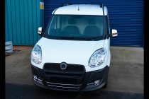 Fiat Doblo II 2010-2022 рр. Накладка на нижню решітку (2010-2015, 2 шт, нерж.) фото 4