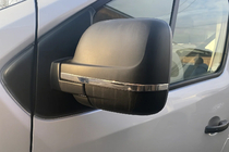 Opel Vivaro 2015-2019 рр. Смужки на дзеркала (2 шт, нерж) фото 1