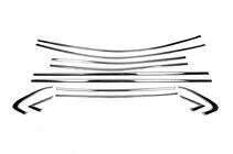 Renault Clio V 2019- рр. Повна окантовка вікон (12 шт, нерж) фото 2