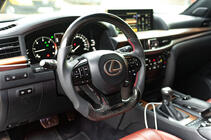 Lexus LX570/450d 2008-2022 рр. Кермо у зборі анатомічний (карбон) фото 1