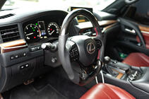 Lexus LX570/450d 2008-2022 рр. Кермо у зборі анатомічний (карбон) фото 3