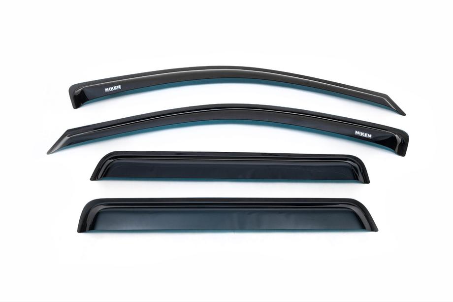 Jeep Grand Cherokee WK 2004-2010 рр. Вітровики (4 шт, Niken) Фото 2