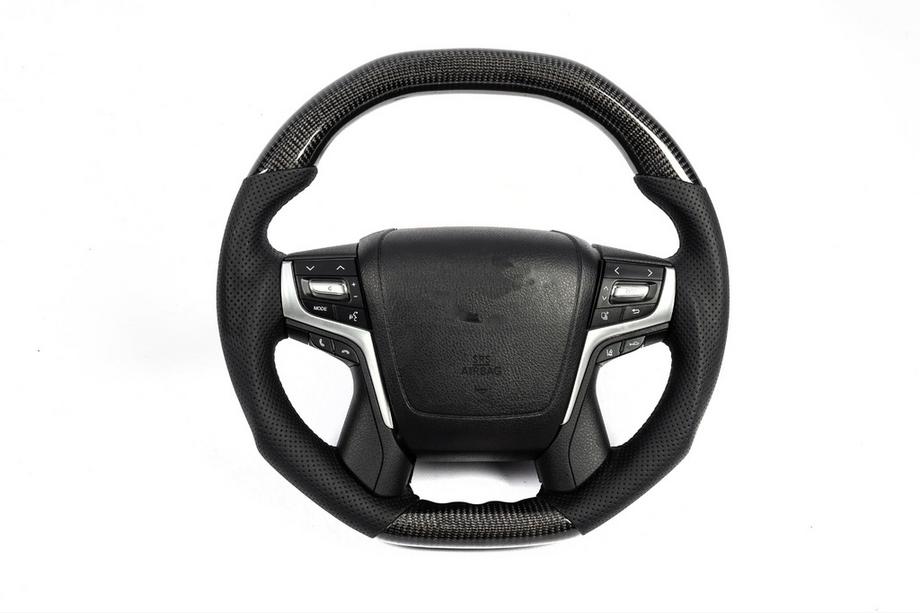 Toyota Land Cruiser 200 2007-2021 рр. Кермо у зборі (карбон) Image