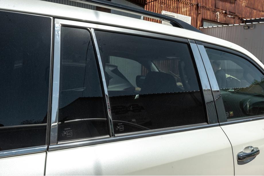 Lexus LX570/450d 2008-2022 рр. Повна окантовка вікон і на стійки (нерж) Фото 12