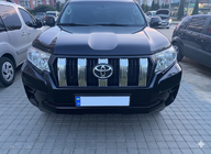 Toyota Land Cruiser Prado 150 2009-2023 рр. Хром накладки на решітку (2017-2023) фото 1