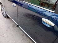 Renault Lodgy 2013-2022 рр. Накладки на ручки (4 шт., нерж.) фото 1