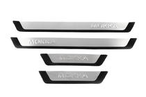 Opel Mokka 2012-2021 рр. Накладки на пороги OmsaLine (4 шт, нерж) фото 2