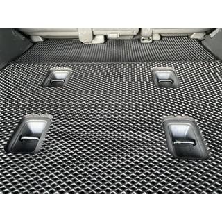 Килимок багажника 2 шт (EVA, 7 місць, чорний) Lexus LX570/450d 2008-2022 рр. фото 3