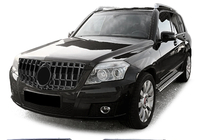 Mercedes GLK сlass X204 2008-2015 рр. Передня решітка GT Panamericana (2009-2012) фото 3