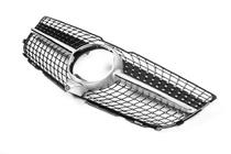 Mercedes GLK сlass X204 2008-2015 рр. Передня решітка Diamond Silver (2013-2015) фото 4