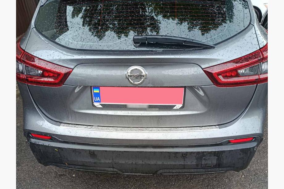 Nissan Qashqai 2014-2021 рр. Накладка на задній бампер Carmos (2017-2021, нерж) Фото 2