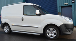Fiat Doblo II 2010-2022 рр. Молдинг дверний (4 шт., нерж.) OmsaLine - Італійська нержавійка фото 7