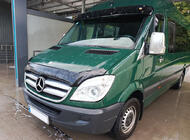 Mercedes Sprinter W906 2006-2018 рр. Дефлектор капота 2006-2013 (EuroCap) фото 7