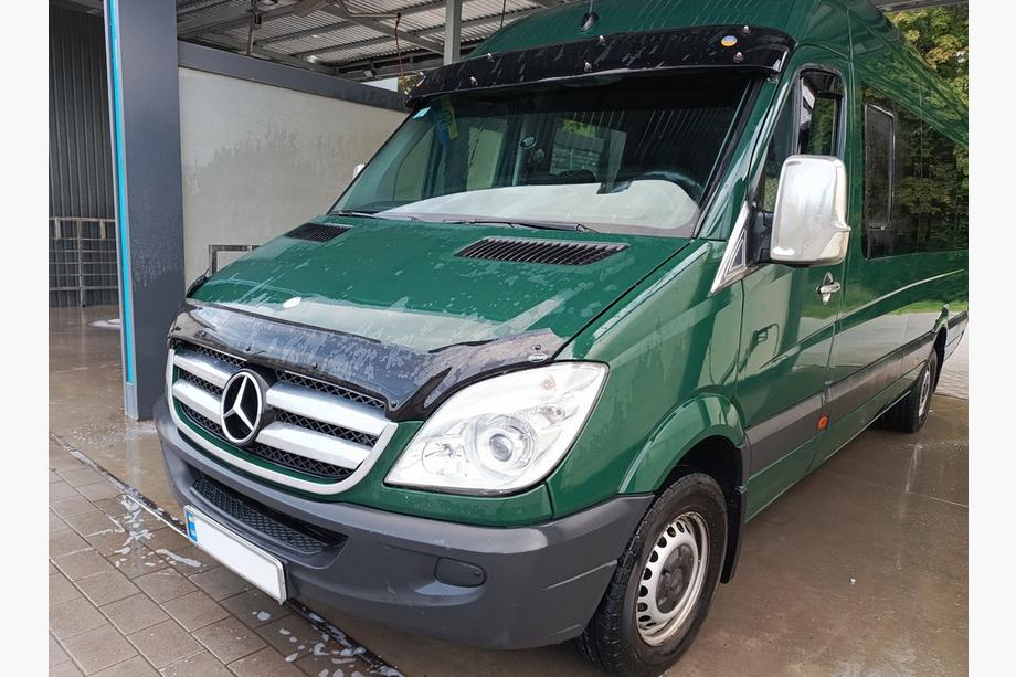 Mercedes Sprinter W906 2006-2018 рр. Дефлектор капота 2006-2013 (EuroCap) Фото 7