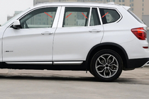 BMW X3 F25 2011-2018 рр. Накладки на дверні стійки (нерж) фото 1