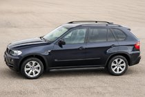 BMW X5 E70 2007-2013 рр. Бокові пороги Allmond Black (2 шт., алюміній) фото 1